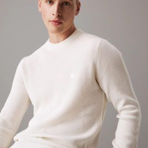 Calvin Klein Maglia Uomo Ck Embro Badge Sweater Calvin Klein Maglia Uomo Ck Embro Badge Sweater