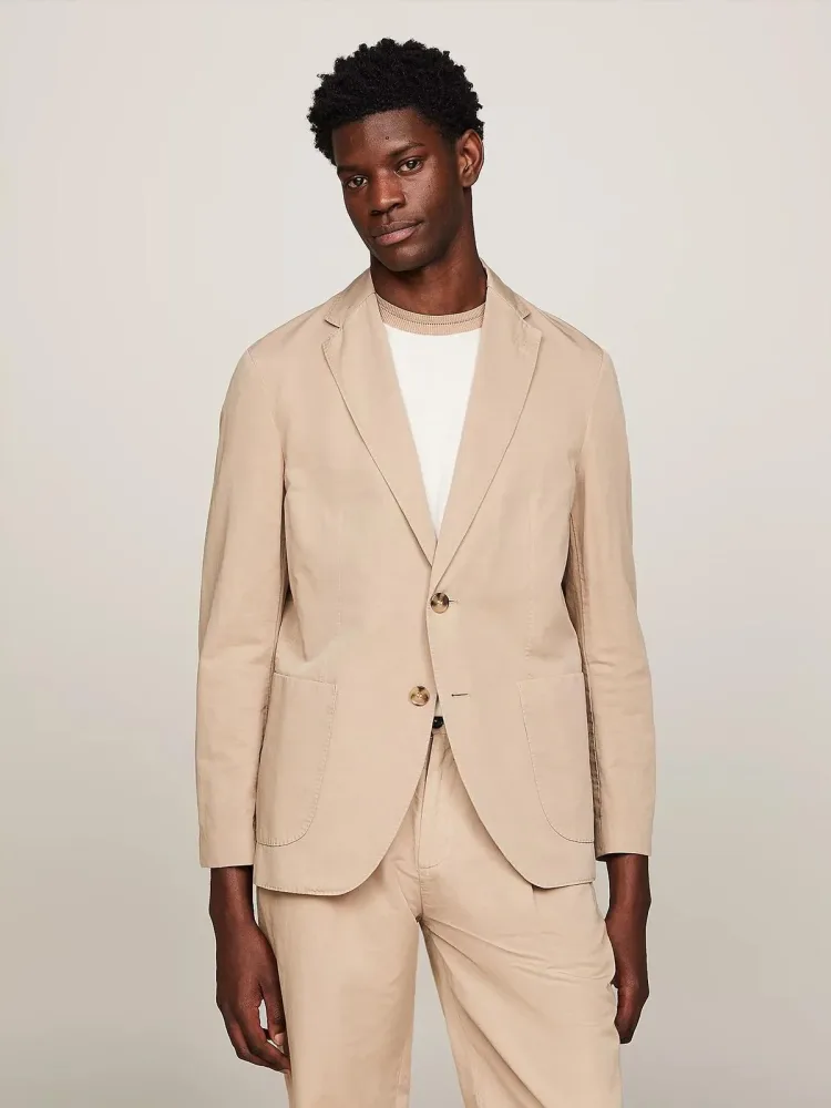 Tommy Hilfiger Giacca Uomo Cot Linen Blazer