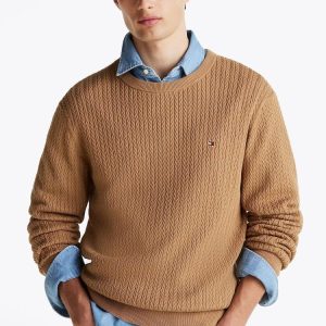 Tommy Hilfiger Maglia Uomo Herringbone Tommy Hilfiger Maglia Uomo Herringbone
