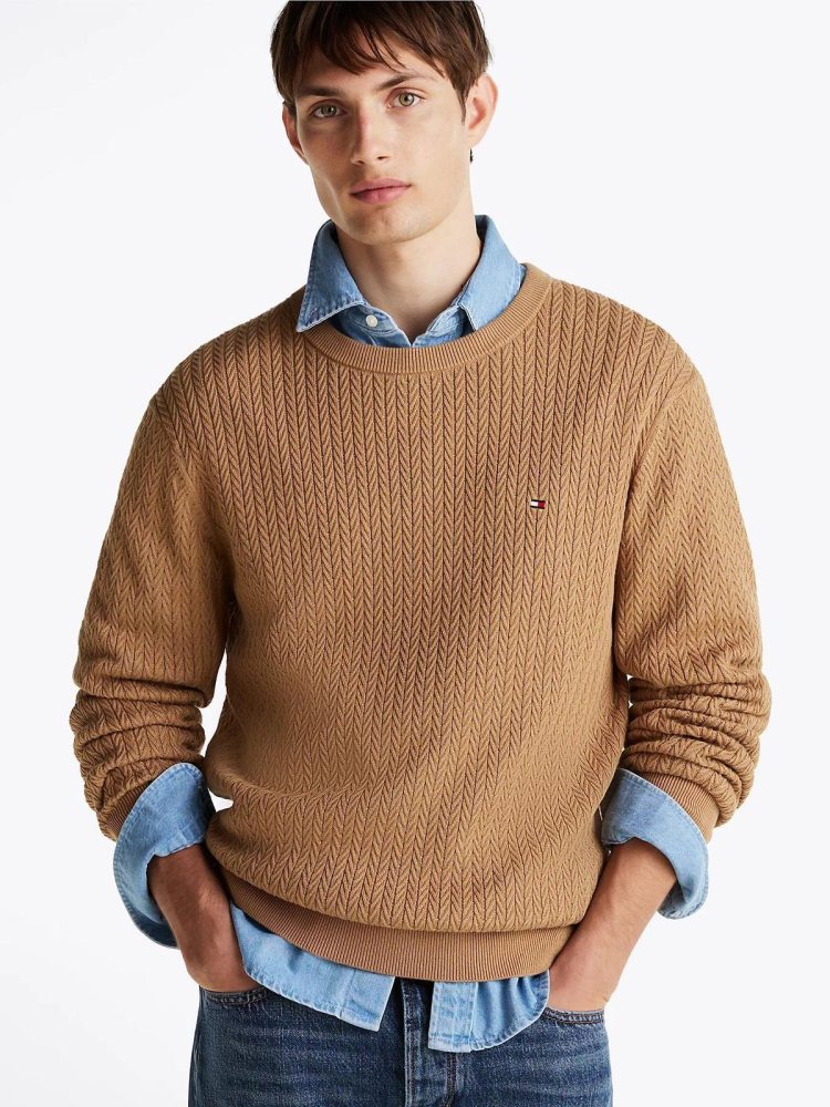 Tommy Hilfiger Maglia Uomo Herringbone