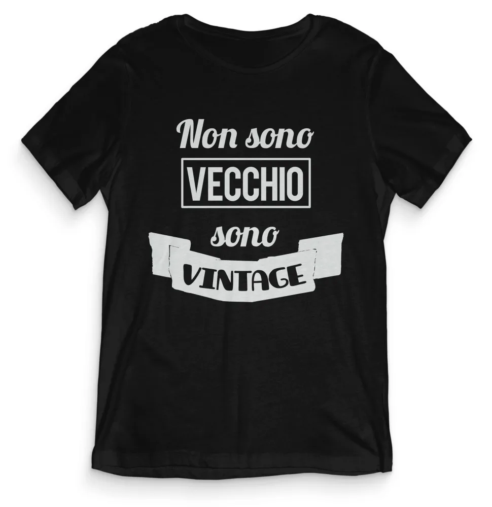 TeesBlitz tee129 – T-Shirt divertente – Non sono vecchio sono Vintage