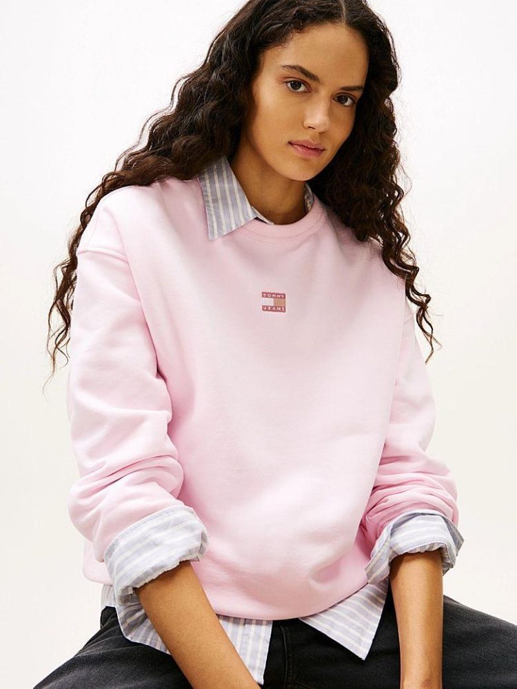 Tommy Hilfiger Felpa Donna Tjw Cbxy Badge - immagine 3