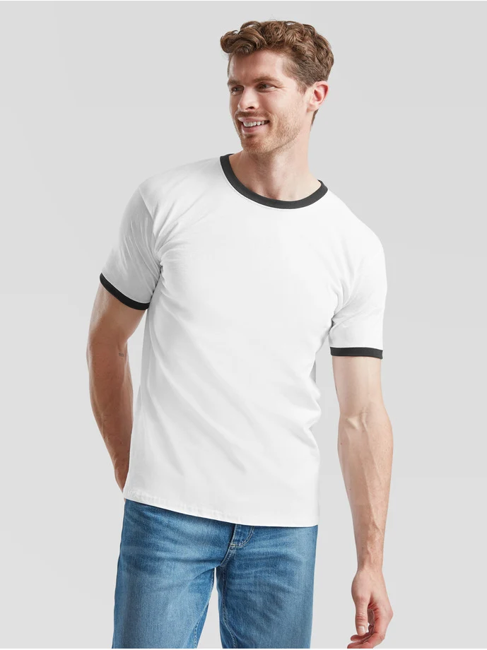 T-shirt Valueweight Ringer T