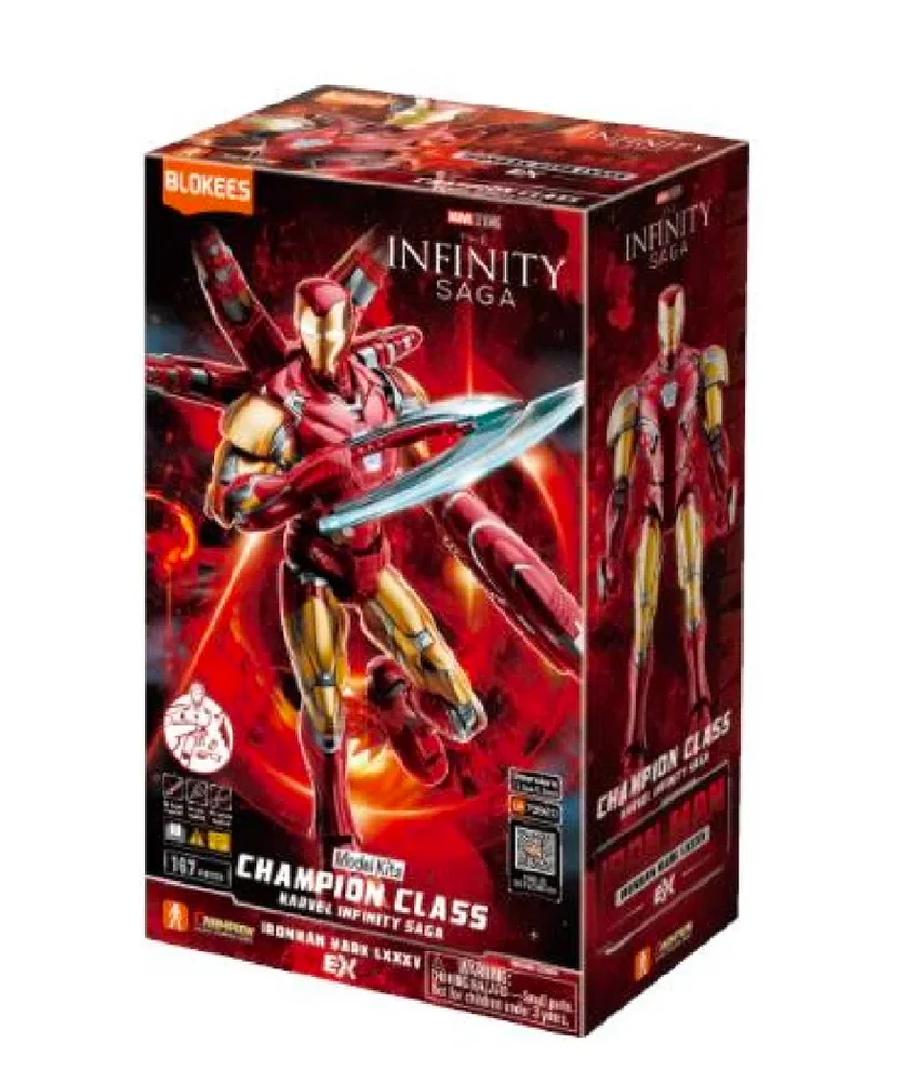 Marvel Infinity Saga Blokees Plastic Model Kit Champion Class Iron Man