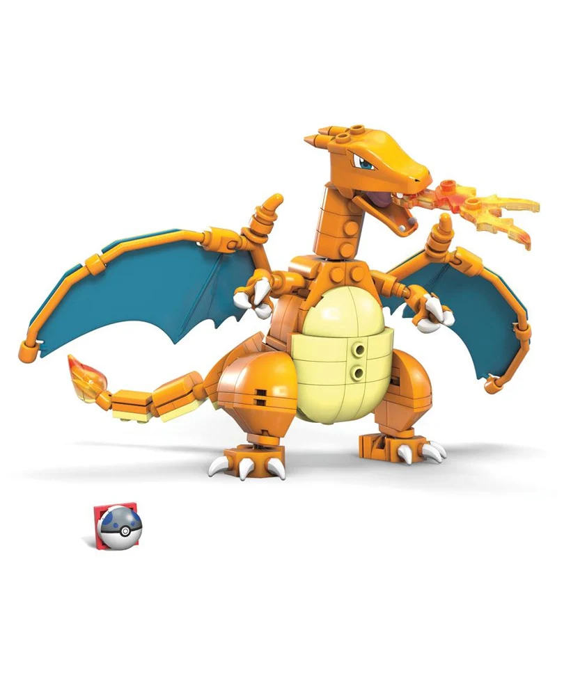 Pokémon Mega Construx Wonder Builders Construction Set Charizard 10 cm