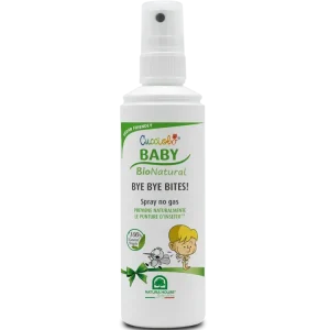 CUCCIOLO Baby BIO Natural BYE BYE BITES SPRAY No Gas Protezione dalle punture di insetti CUCCIOLO Baby BIO Natural BYE BYE BITES SPRAY No Gas Protezione dalle punture di insetti