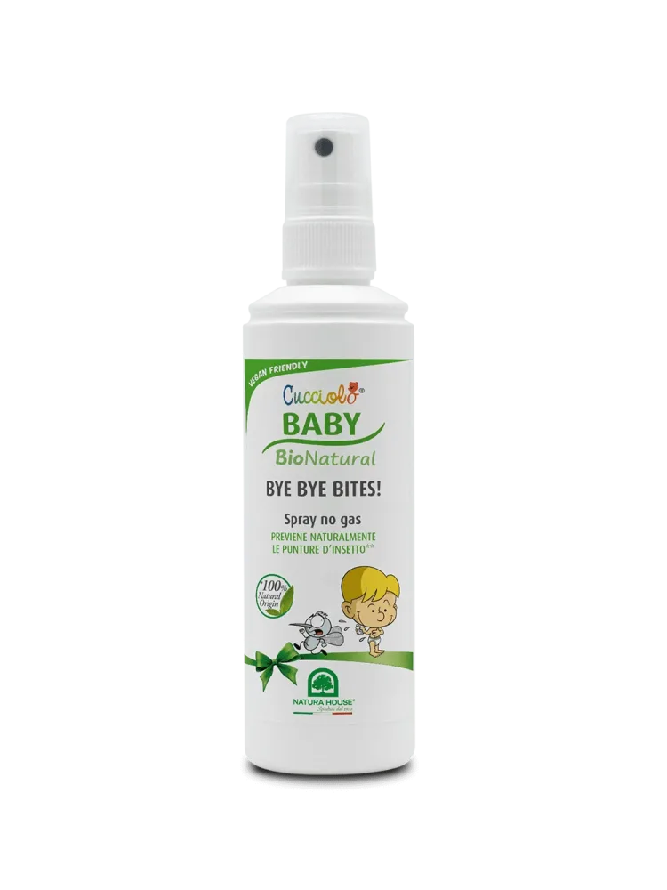 CUCCIOLO Baby BIO Natural BYE BYE BITES SPRAY No Gas Protezione dalle punture di insetti