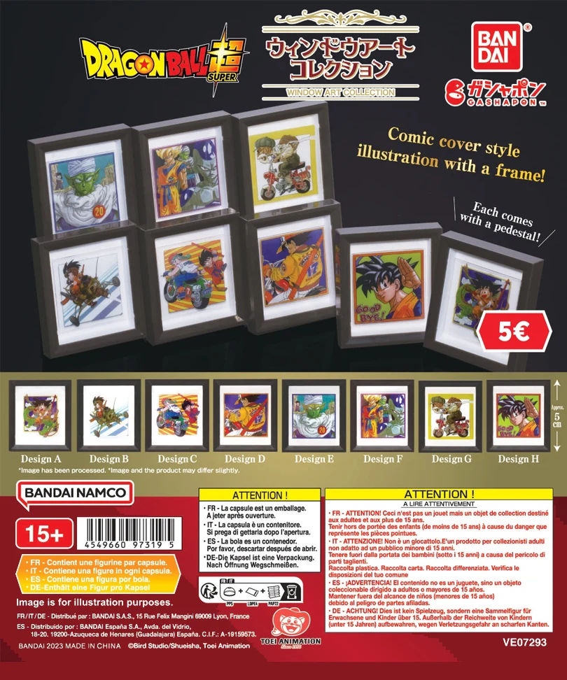Dragon Ball Gashapon Capsule - Frame Art Collection - immagine 2