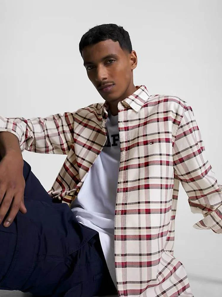 Tommy Hilfiger Camicia Uomo Small Global Stripe - immagine 3