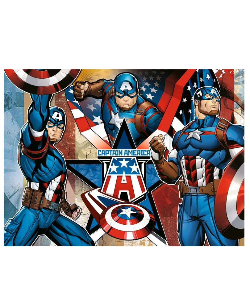 Marvel - Captain America - Puzzle 100P XXL - immagine 2