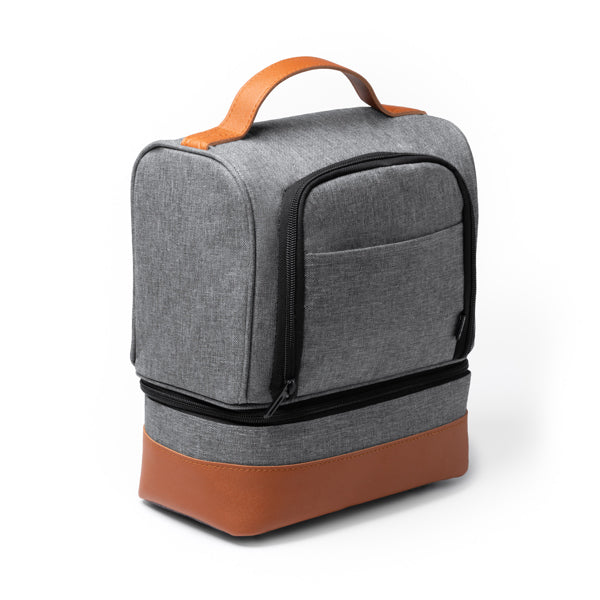 Borsa Frigo in Poliestere RPET – Design Mélange e Base in Pelle PU Borsa Frigo in Poliestere RPET – Design Mélange e Base in Pelle PU