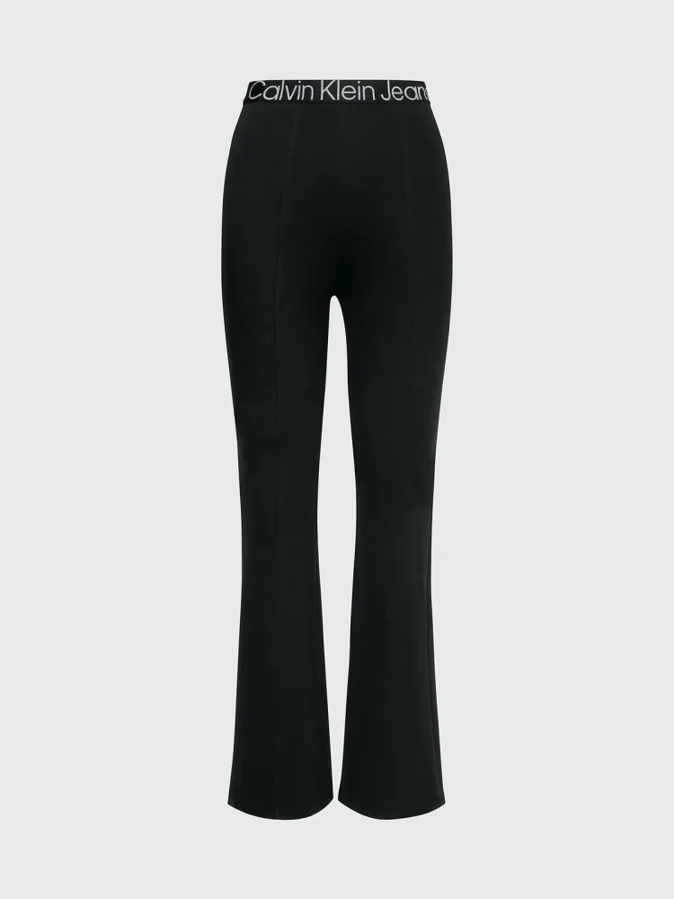 Calvin Klein Pantalone Donna Tape Milano Flare