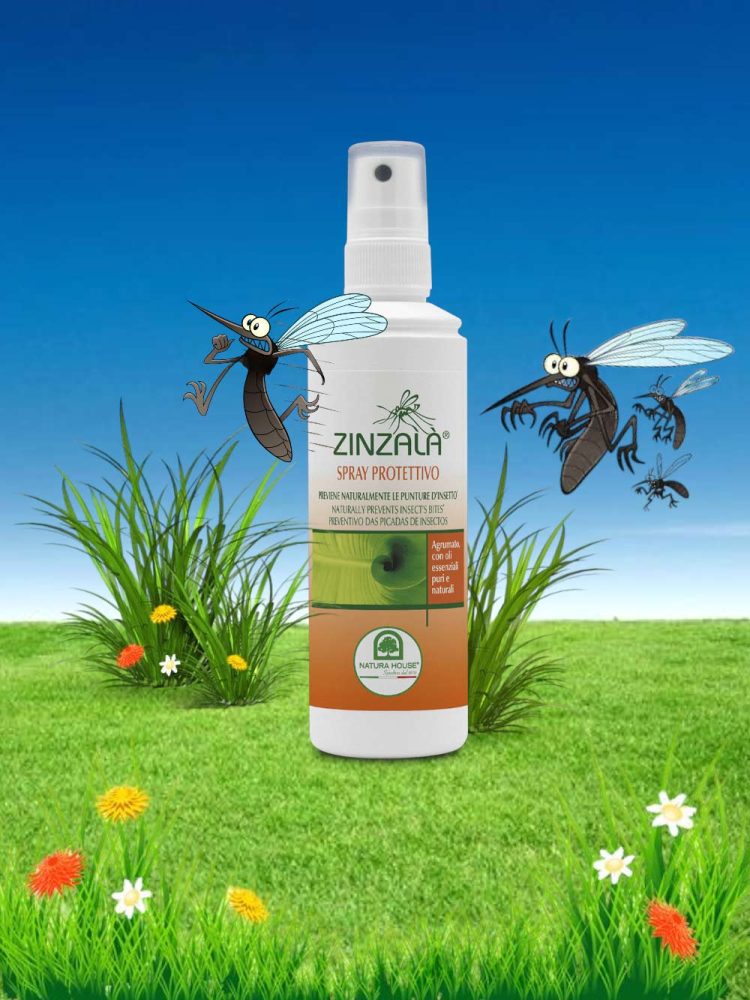 ZINZALÀ SPRAY Previene le Punture di Zanzare e Insetti