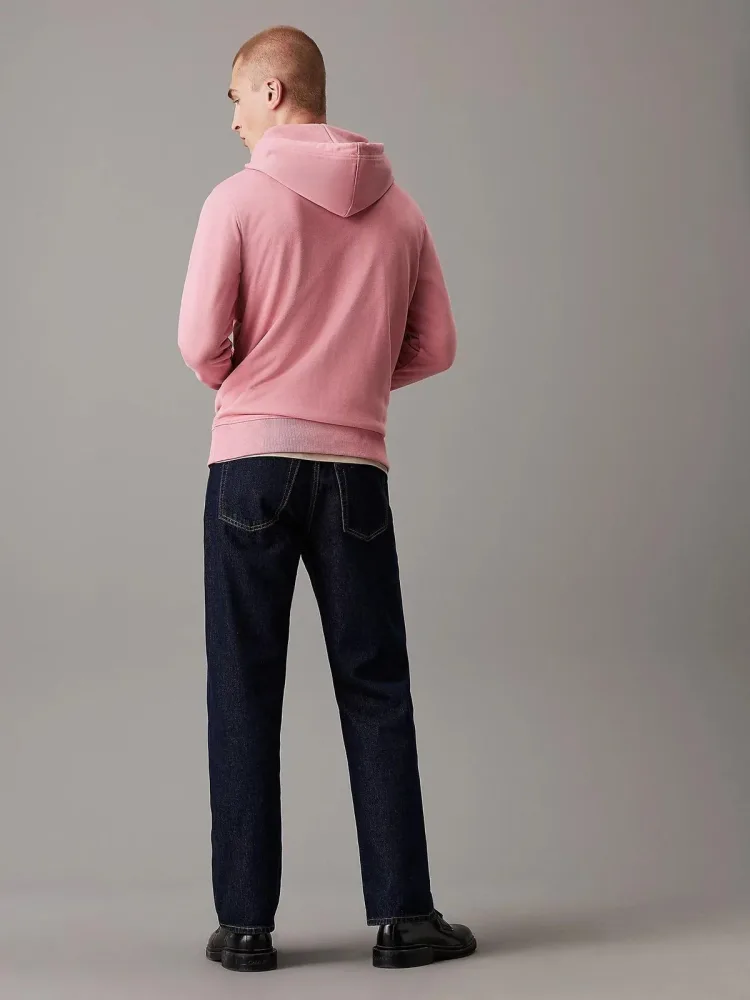 Calvin Klein Felpa Uomo Ck Embro Badge Hoodie - immagine 2