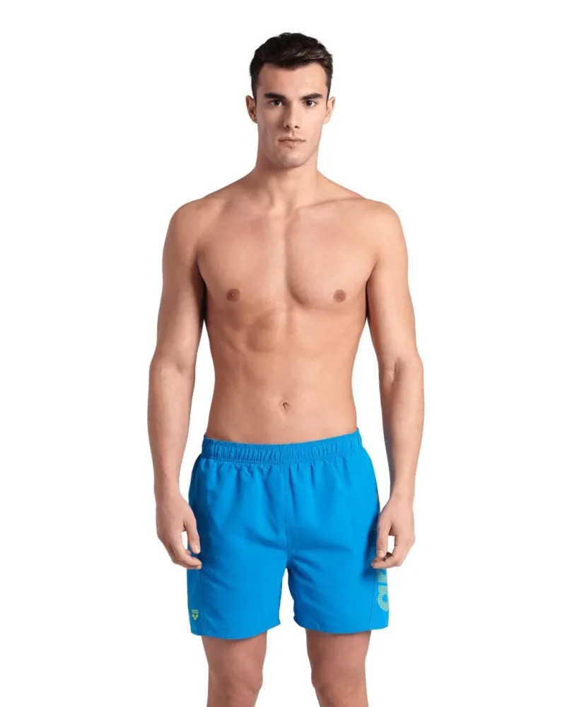 Arena Boxer Uomo Mare Fundamentals Logo