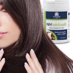 NH HAIR & NAILS Rinforzo Capelli, Pelle, Unghie Biotina, Equiseto tit. in Silice NH HAIR & NAILS Rinforzo Capelli, Pelle, Unghie Biotina, Equiseto tit. in Silice
