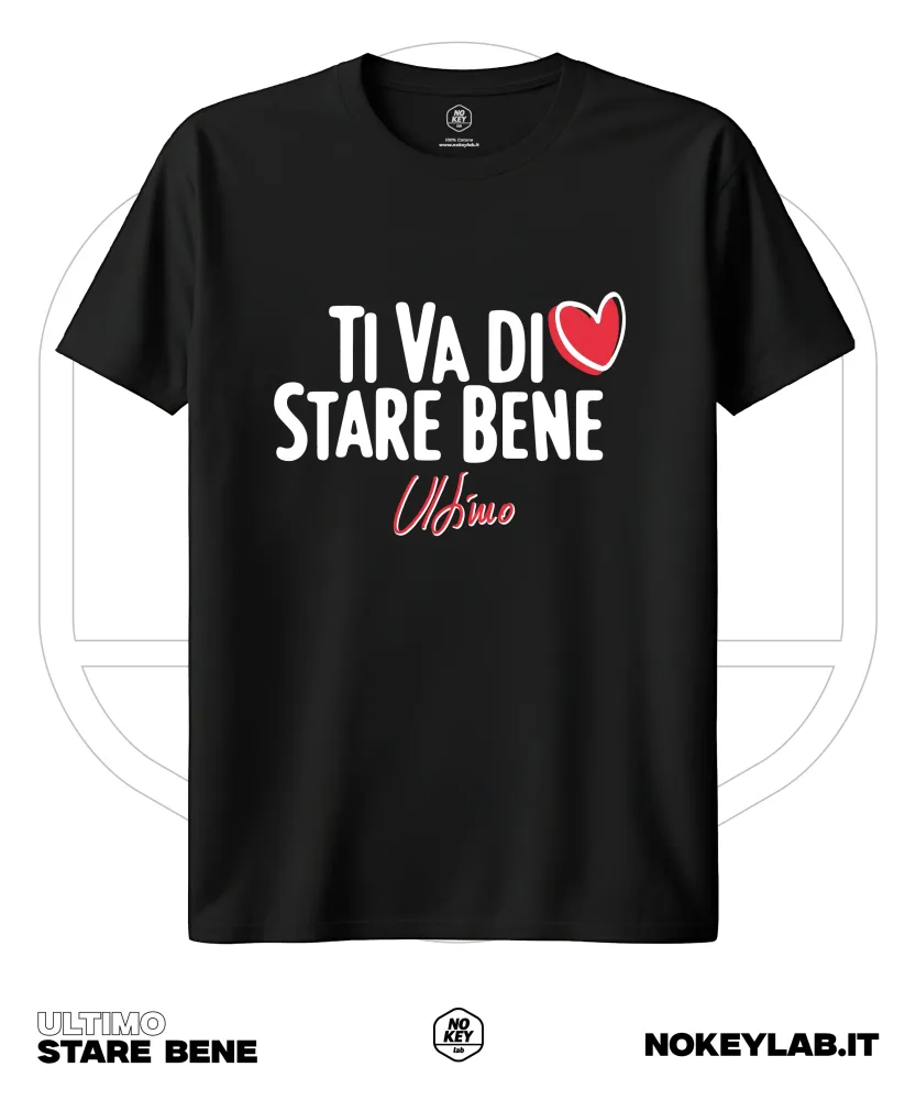 Maglia Ultimo " Ti va di Stare Bene" – T-Shirt Fan Tour 2025 | Regalo Musica Italiana - immagine 2