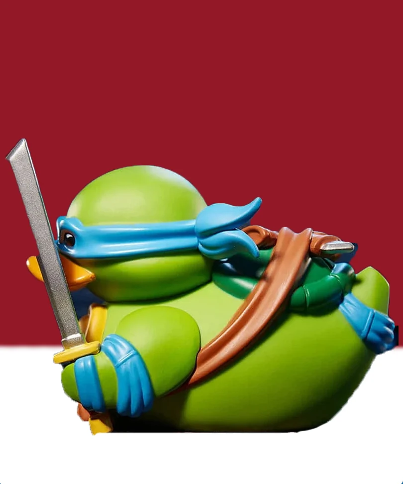 Teenage Mutant Ninja Turtles Leonardo TUBBZ Cosplaying Duck Collectable - immagine 2