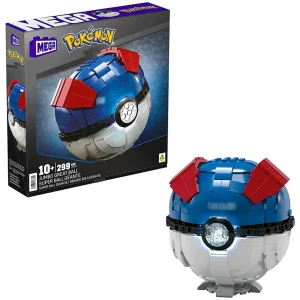 Pokémon Mega Construx Wonder Builders Construction Set Jumbo Great Ball 13 cm Pokémon Mega Construx Wonder Builders Construction Set Jumbo Great Ball 13 cm
