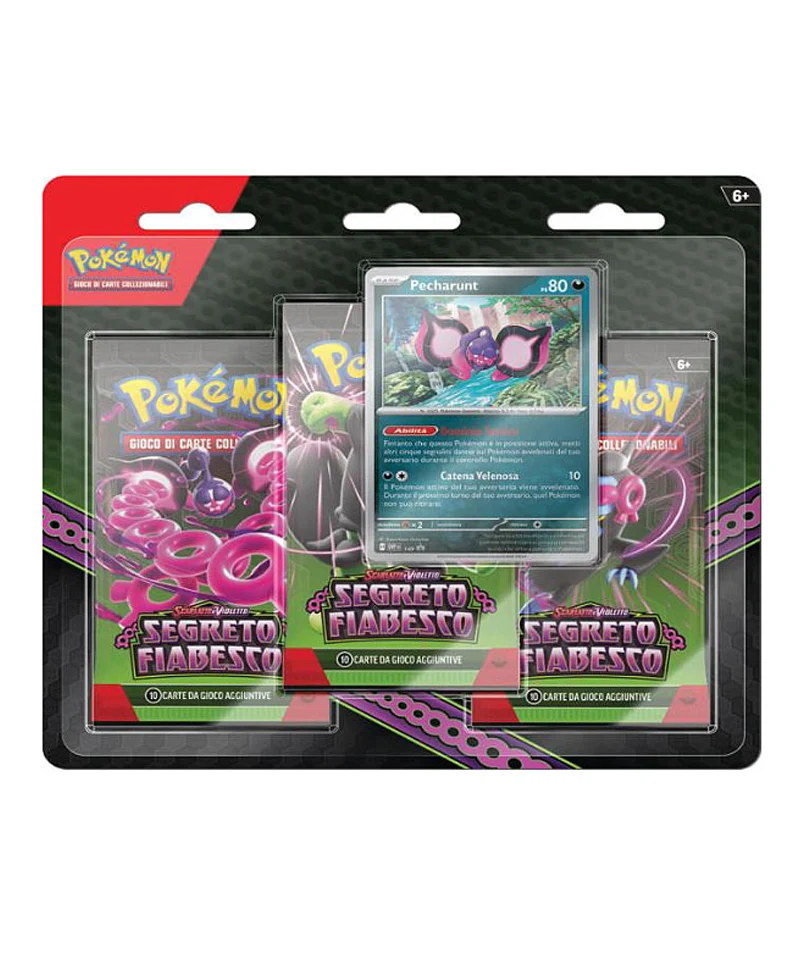 Pokemon Segreto Fiabesco - Blister 3 Buste + 1 Card