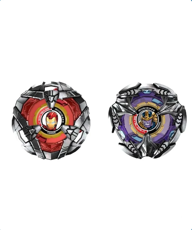 Beyblade X - Marvel Dual Pack: Thanos 4-60P & Iron Man 4-80B - immagine 2