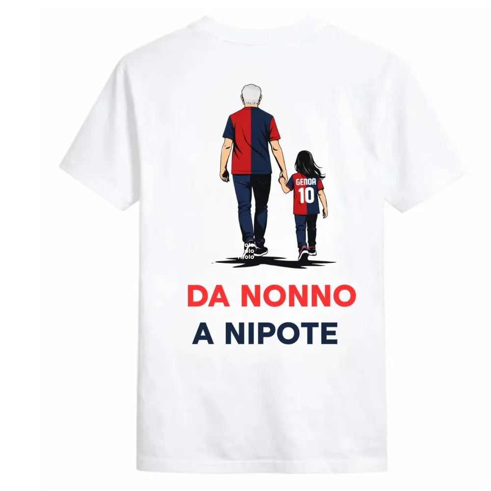 T-shirt Genoa “La Passione si Tramanda” | Rossoblù Famiglia