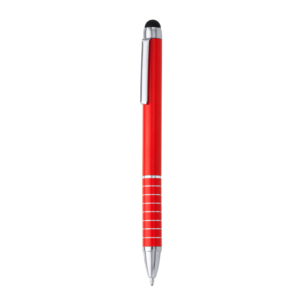 Penna a sfera in alluminio a torsione con pennino touch – stampa digitale a colori - immagine 3