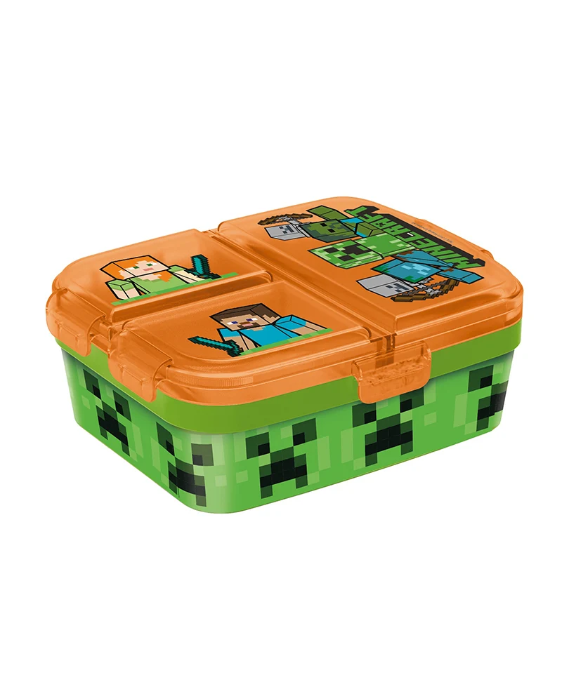 Minecraft - Creeper - Lunch Box Multi Compartment