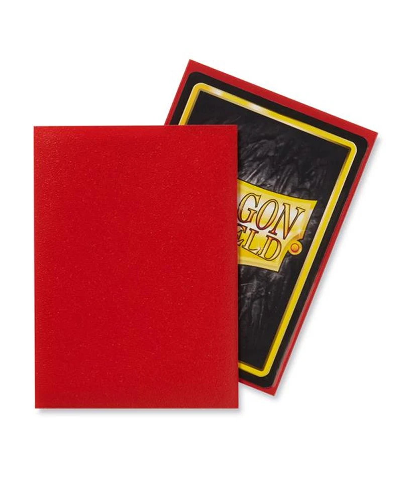 Dragon Shield - Standard Sleeves - Matte Crimson (100 Sleeves) - immagine 2