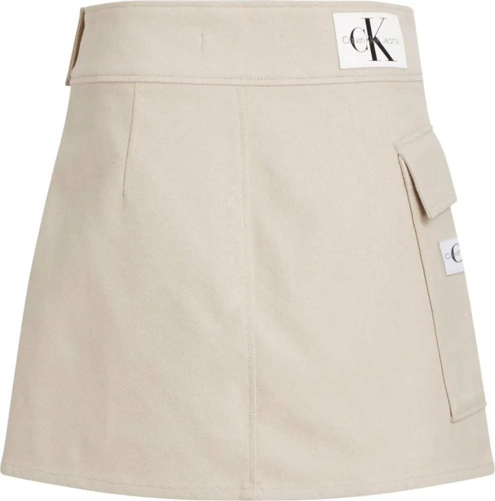Calvin Klein Gonna Donna Flannel Wrap Skirt - immagine 2