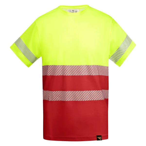 T-shirt Alta Visibilità Maniche Corte – Traspirante con Fasce Riflettenti - immagine 3