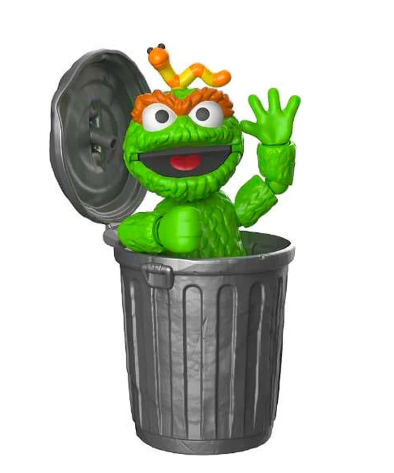 Sesame Street Blokees Plastic Model Kit PreCool Series 2 Oscar - immagine 2