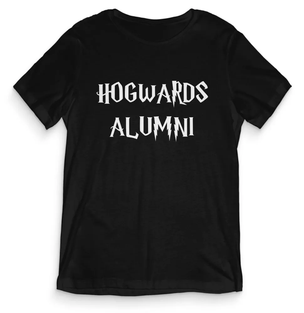 TeesBlitz tee173 –  T-Shirt Divertente – Hogwards Alumni