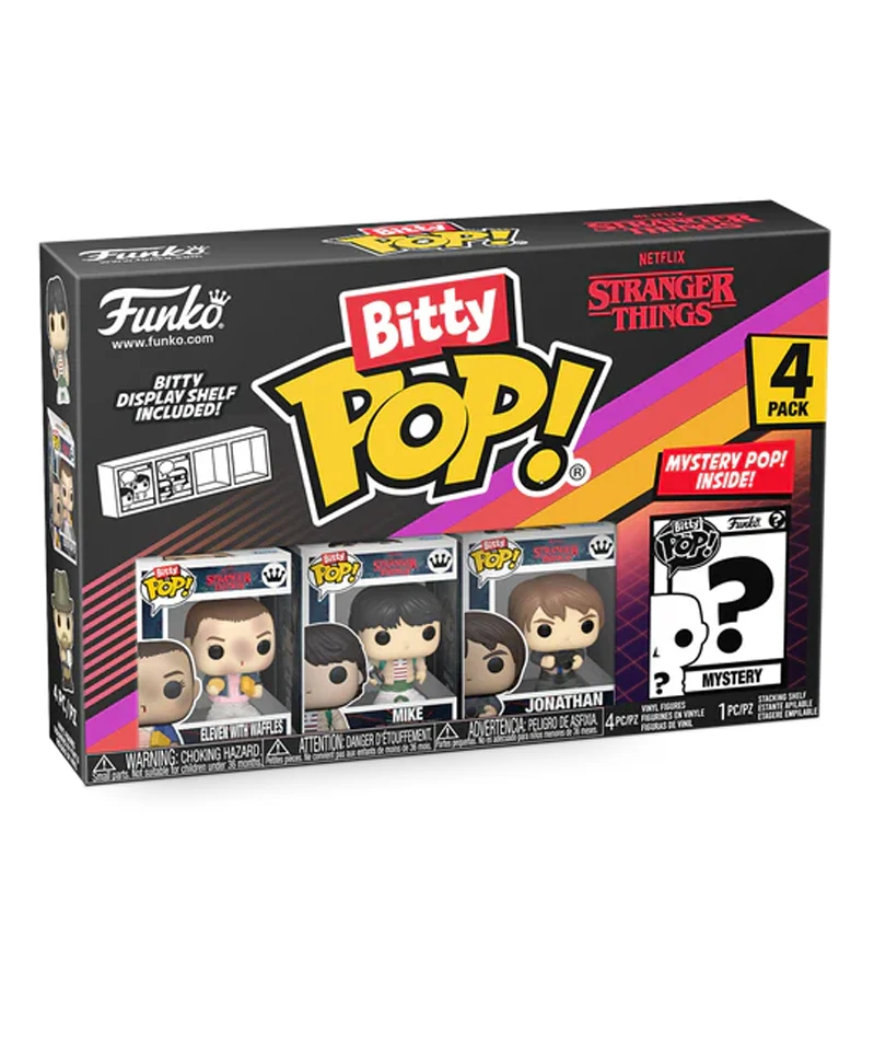 Eleven with Waffles / Mike / Jonathan / Mystery Bitty (4-Pack)