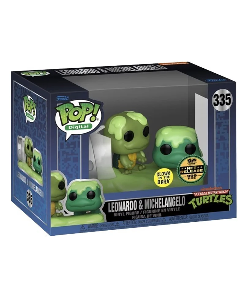 Leonardo & Michelangelo (Glows in the Dark)