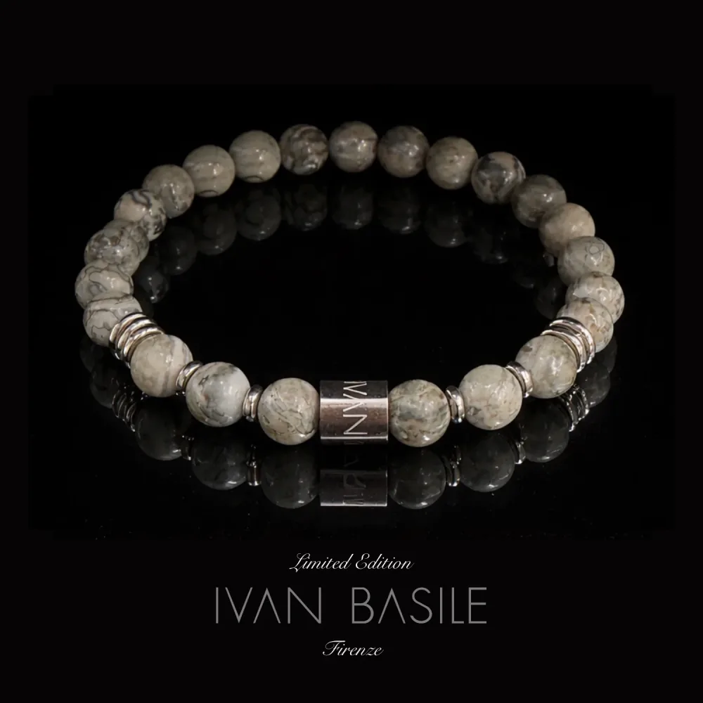 STONE ENGLAND Bracciale elastico 8mm STONE ENGLAND Bracciale elastico 8mm