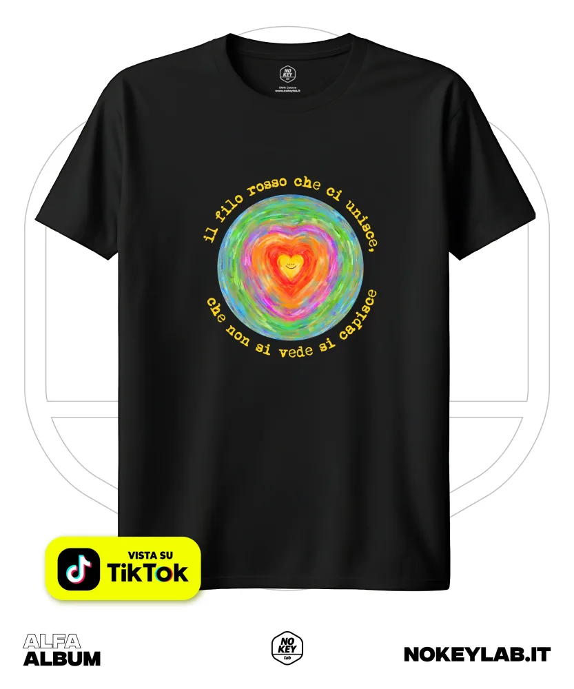 Maglia Alfa Album – Ispirata ad Alfa | Amore, Destino, Connessione - immagine 2