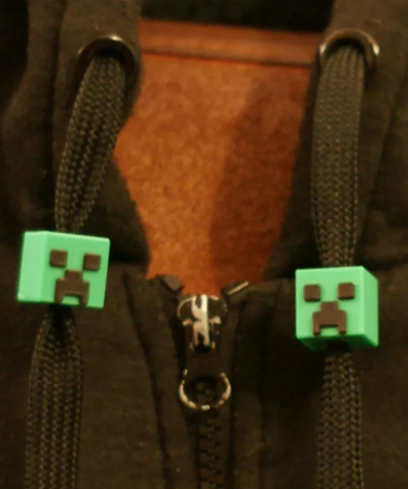 Perle per Laccio della Felpa Creeper Minecraft 3D