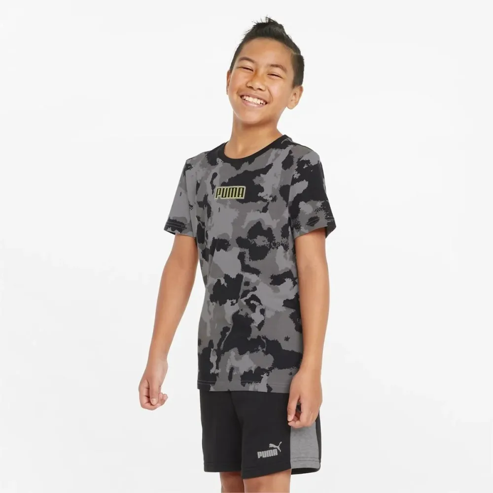 Puma T-Shirt Junior Alpha Aop Tee - immagine 3