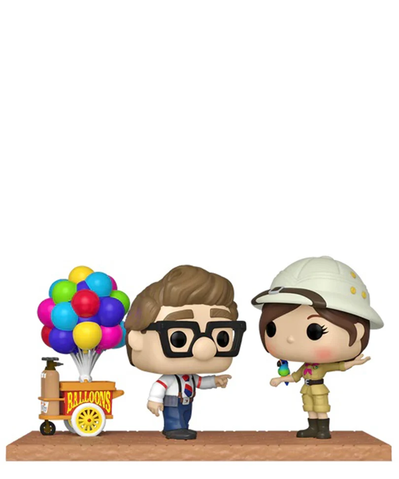 Carl & Ellie with Balloon Cart
