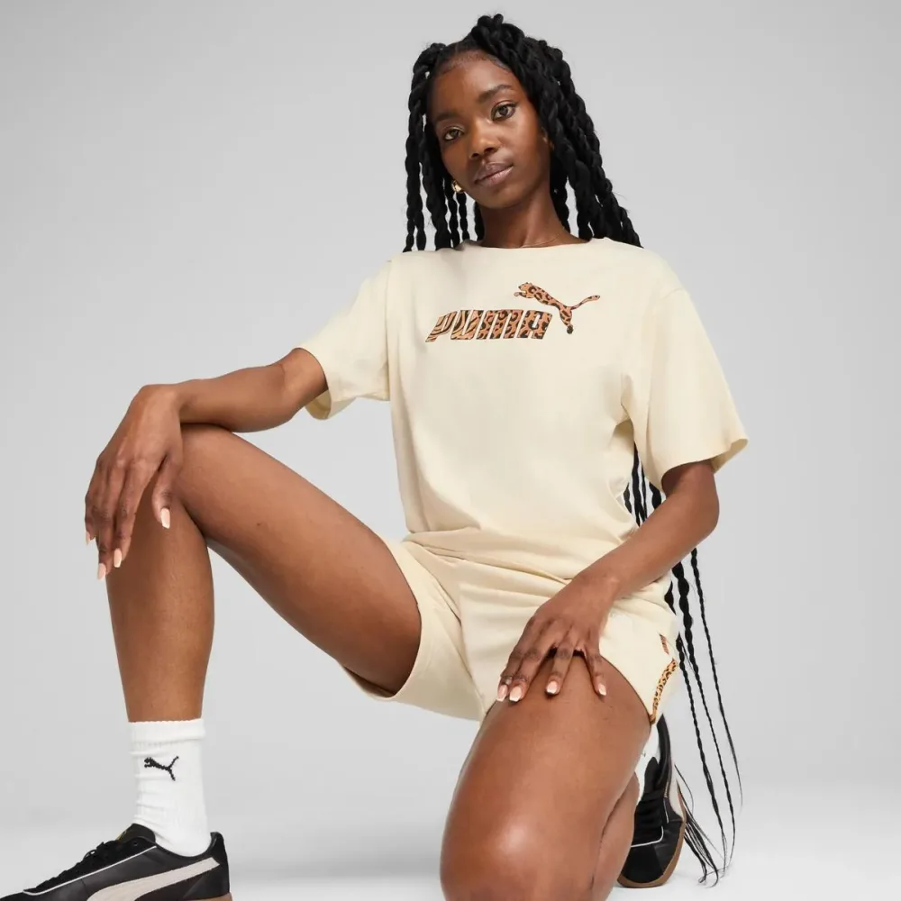 Puma T Shirt Donna Ess Graphic Animal