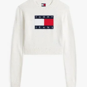 Tommy Hilfiger Maglia Donna Sparkle Flag Tommy Hilfiger Maglia Donna Sparkle Flag