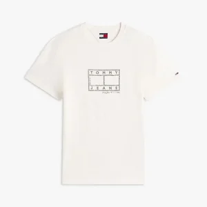 Tommy Hilfiger T Shirt Uomo Reg Center Flag Tommy Hilfiger T Shirt Uomo Reg Center Flag