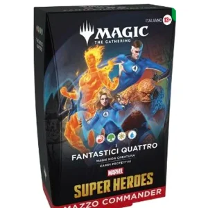 Magic: The Gathering – Marvel Super Heroes (I Fantastici Quattro) Mazzo Commander ITA Magic: The Gathering – Marvel Super Heroes (I Fantastici Quattro) Mazzo Commander ITA