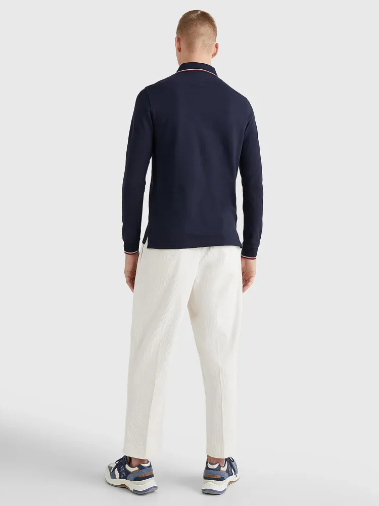 Tommy Hilfiger Polo Uomo Tipped Slim - immagine 3