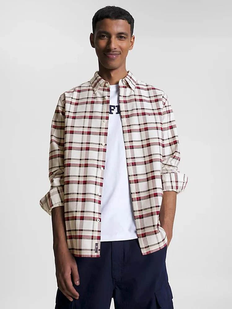 Tommy Hilfiger Camicia Uomo Small Global Stripe - immagine 2