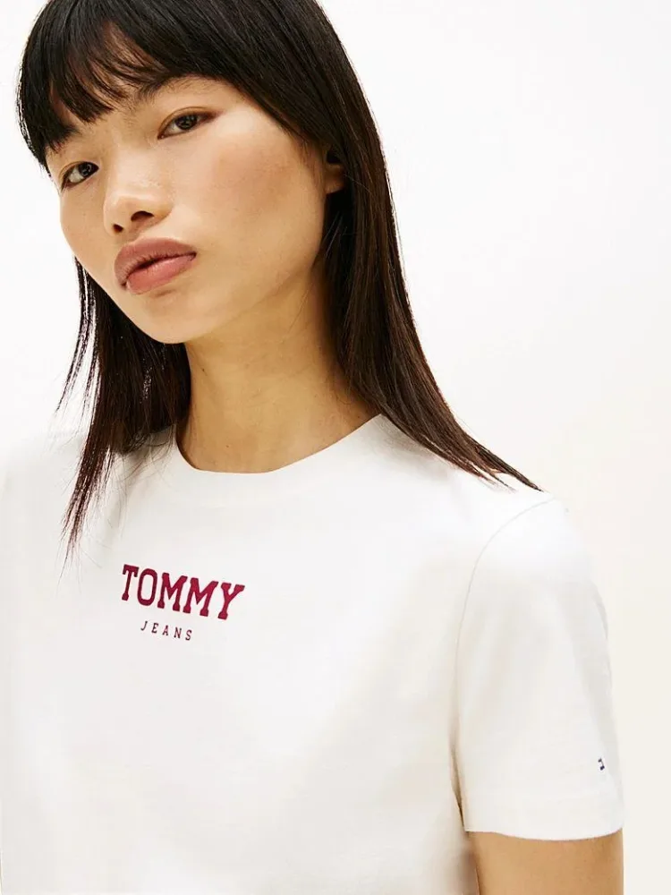 Tommy Hilfiger T Shirt Donna Tjw Reg Essential Logo - immagine 2