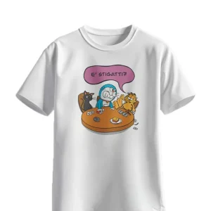 T-Shirt Donna “Estigatti?” Bianca T-Shirt Donna “Estigatti?” Bianca