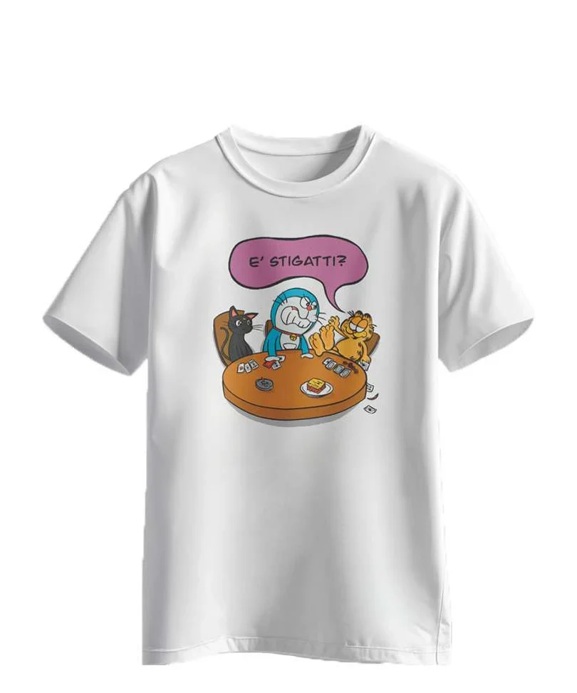 T-Shirt Donna “Estigatti?” Bianca