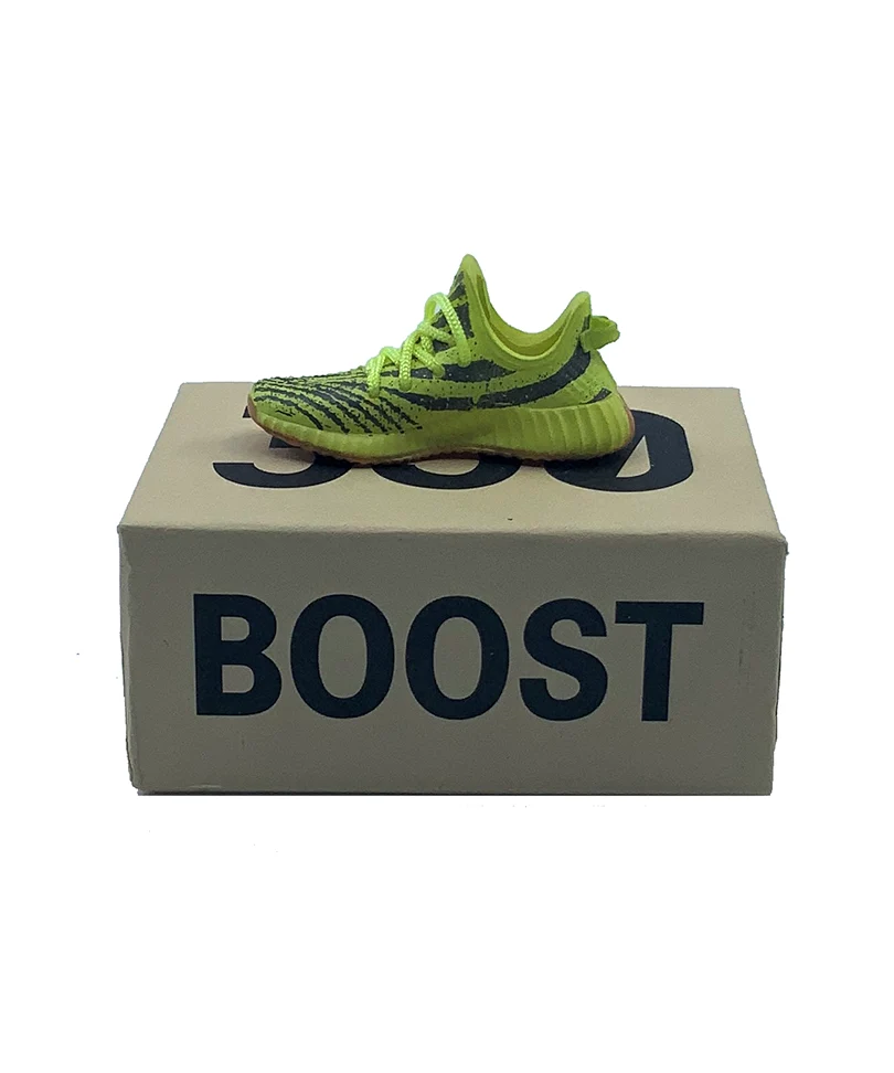 Yeezy 350 V2 Frozen Yellow - Mini Scarpe da Collezione